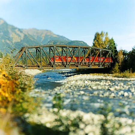 Train on Trestle